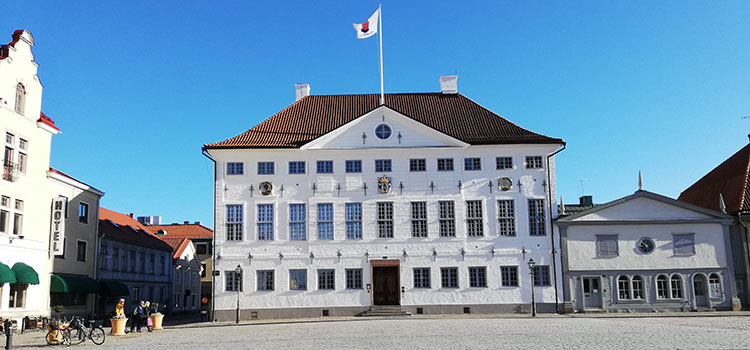 Färgbild på Rådhuset i Kalmar