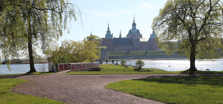 Vy över Kalmar slott