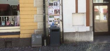 Bild som beskriver hur det affischeras i Kalmar stad